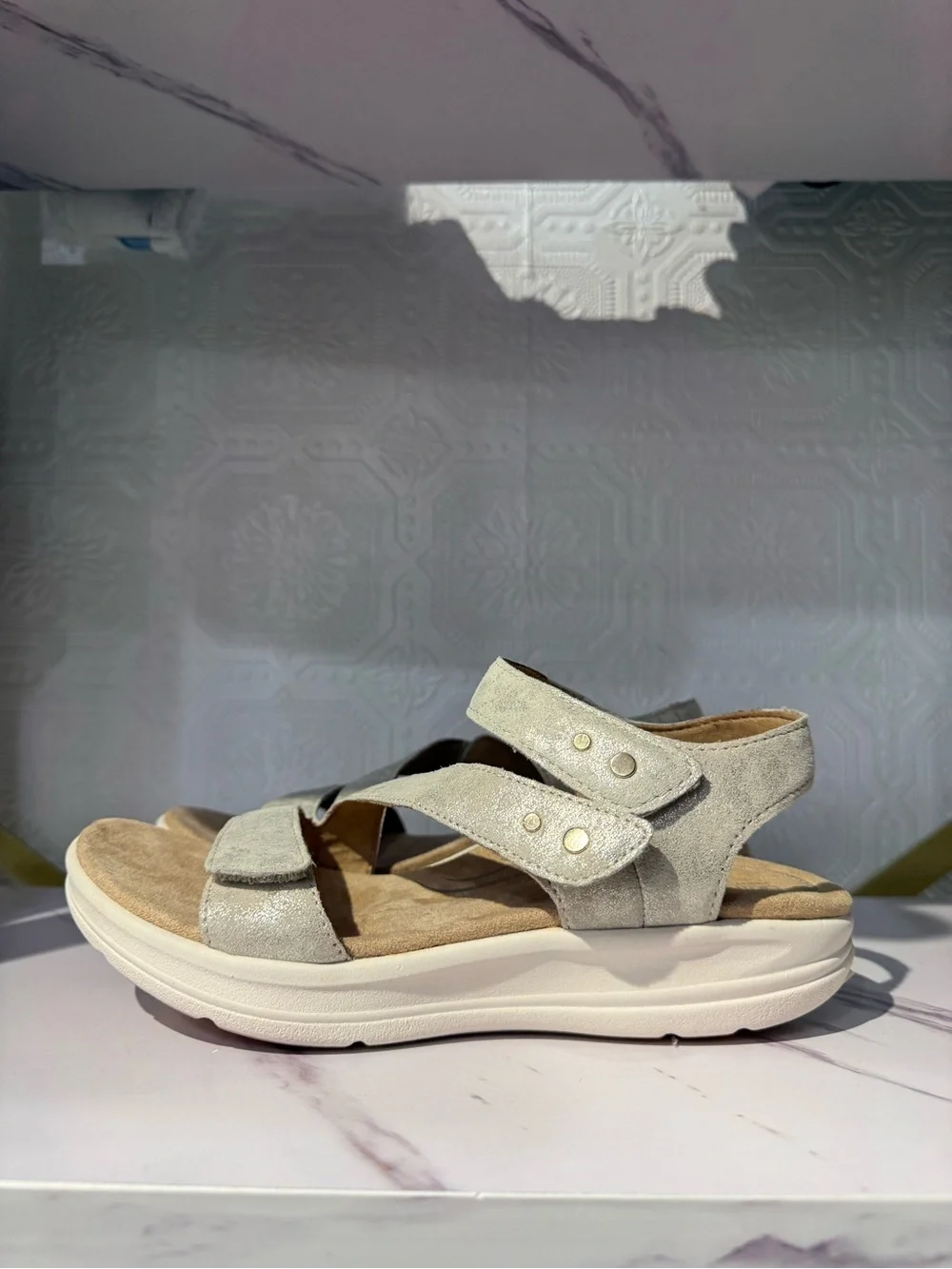 Aetrex Savannah Champagne EN2005 - Strappy Women’s Sandal